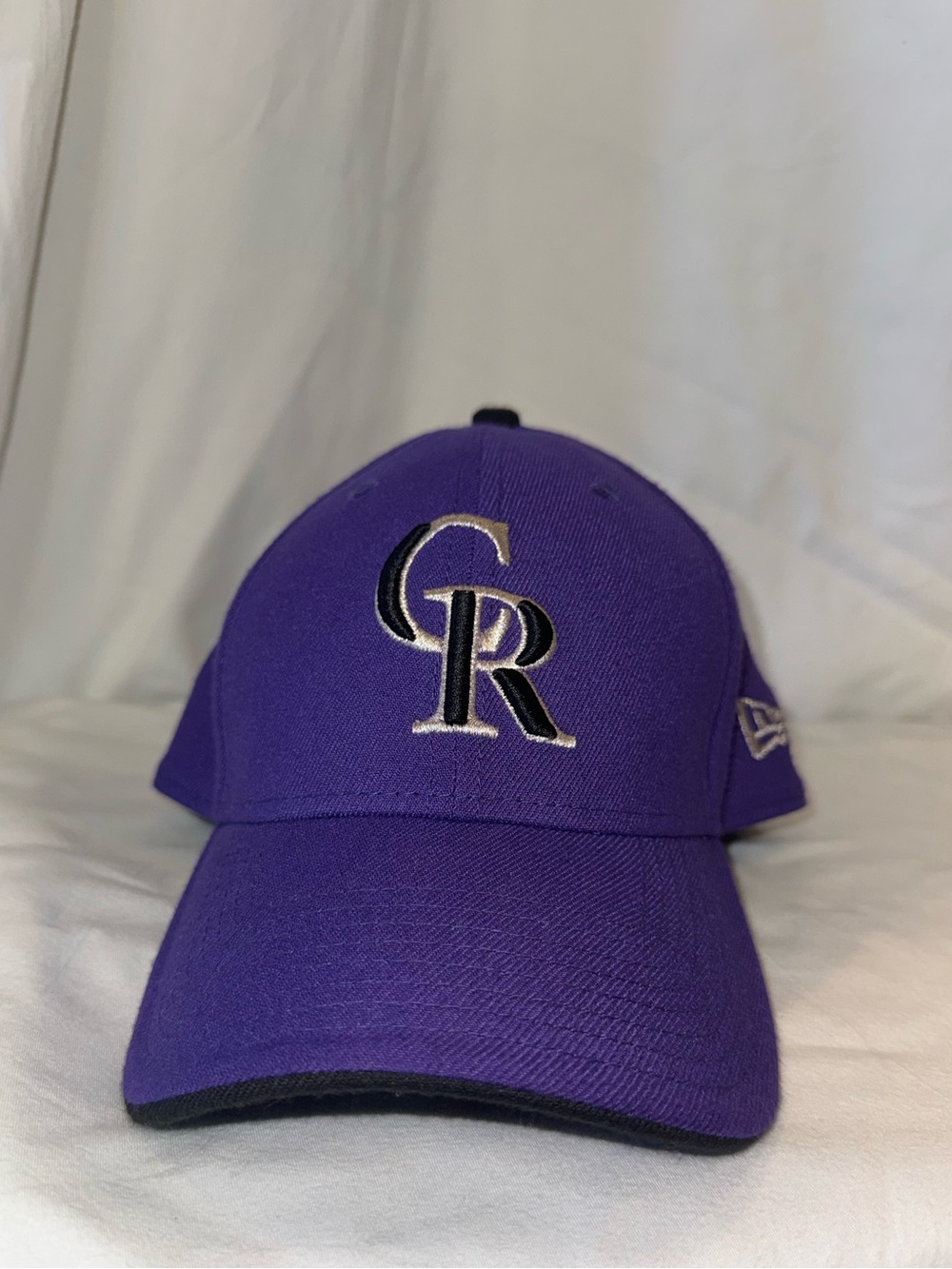 Colorado Rockies New Era 39THIRTY Purple Flex Fit MLB Hat S/M